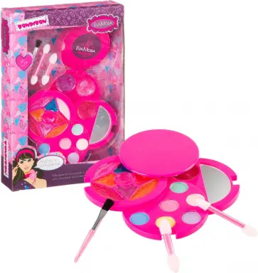 Набор детской декоративной косметики. Косметичка круглая с зеркальцем обложка книги