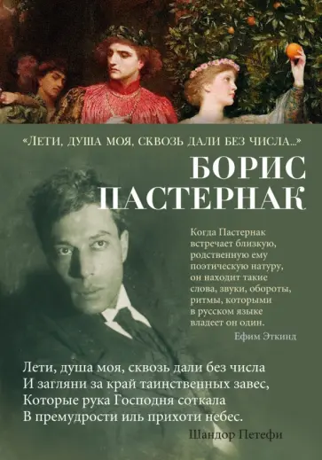 Борис Пастернак - "Лети, душа моя, сквозь дали без числа..." обложка книги