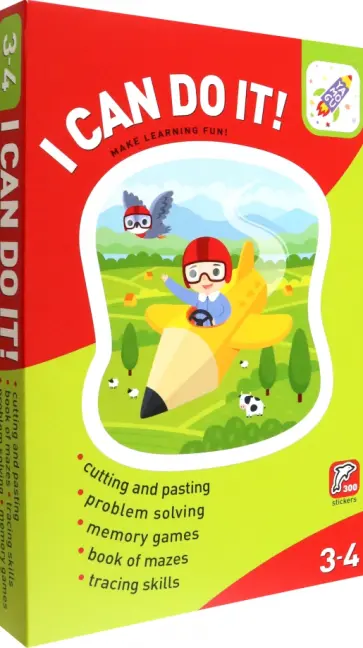 Lazareva, Lyalina - I Can Do It! Activity pack for children aged 3-4 обложка книги