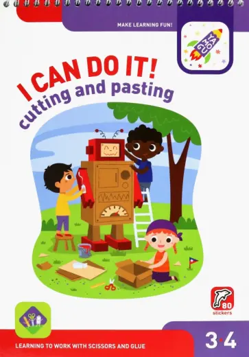 Lyalina, Lyalina - I Can Do It! Cutting and Pasting. Age 3-4. На английском языке обложка книги