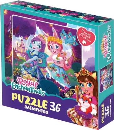 Энчантималс. Пазл-36 Чудесное пение обложка книги