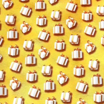 Бумага упаковочная Подарки обложка книги