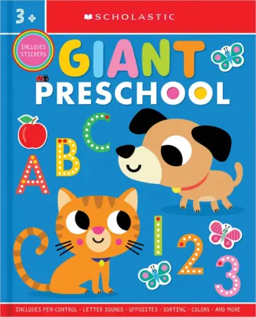 Giant Preschool Workbook обложка книги