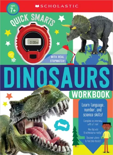 Laura Baker - Quick Smarts Dinosaurs Workbook обложка книги