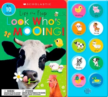 Lift the Flap Look Who's Mooing обложка книги