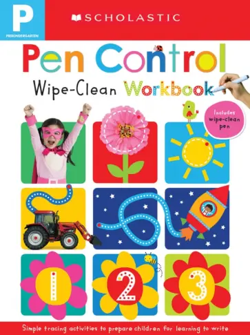 Pen Control. Wipe Clean Workbook обложка книги