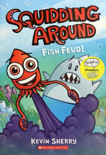 Kevin Sherry - Fish Feud! Graphic novel обложка книги