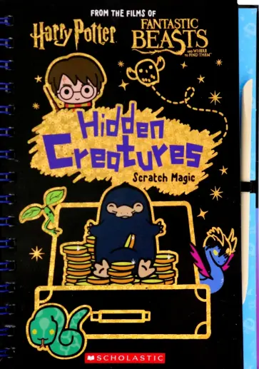 Harry Potter. Hidden Creatures Scratch Magic обложка книги