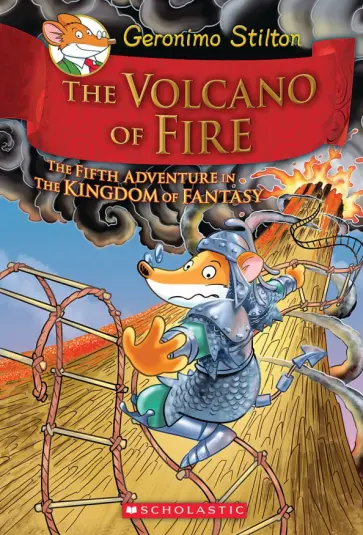 Geronimo Stilton - The Volcano of Fire обложка книги