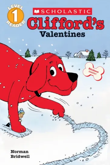 Norman Bridwell - Clifford the Big Red Dog. Clifford's Valentines. Level 1 обложка книги