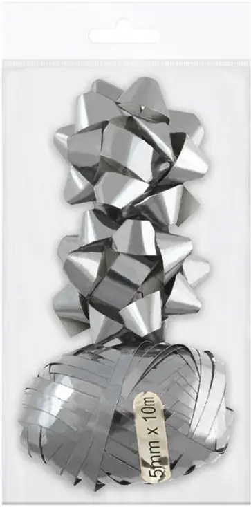 Набор для оформления подарков, бант 2 шт.+ лента 1 шт. обложка книги