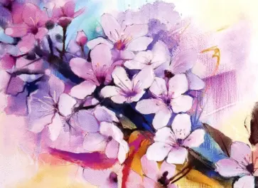 Алмазная мозаика Нежные цветки обложка книги