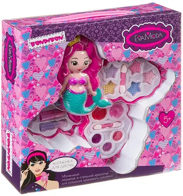 Набор детской декоративной косметики Косметичка-русалочка обложка книги
