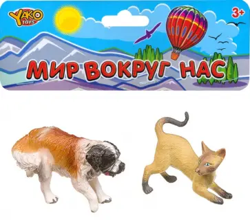 Набор Кошка с собакой, в ассортименте обложка книги