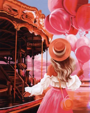 Алмазная мозаика Сказочная карусель обложка книги