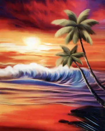 Алмазная мозаика Закат обложка книги