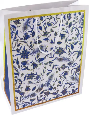 Пакет Синий узор обложка книги