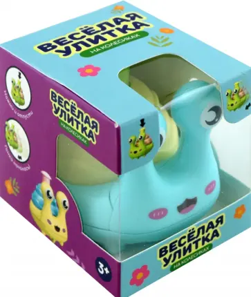 Развивающая игрушка Веселая Улитка, инерционная, в ассортименте Развивающая игрушка Веселая Улитка, инерционная, в ассортименте обложка книги