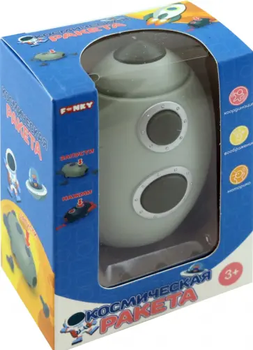 Развивающая игрушка Космическая ракета, инерционная, в ассортименте Развивающая игрушка Космическая ракета, инерционная, в ассортименте обложка книги