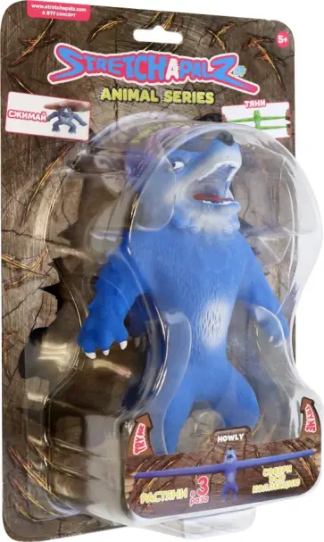 Фигурка-тянучка Animals Волк, 14 см Фигурка-тянучка Animals Волк, 14 см обложка книги