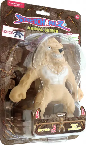 Фигурка-тянучка Animals Лев Фигурка-тянучка Animals Лев обложка книги