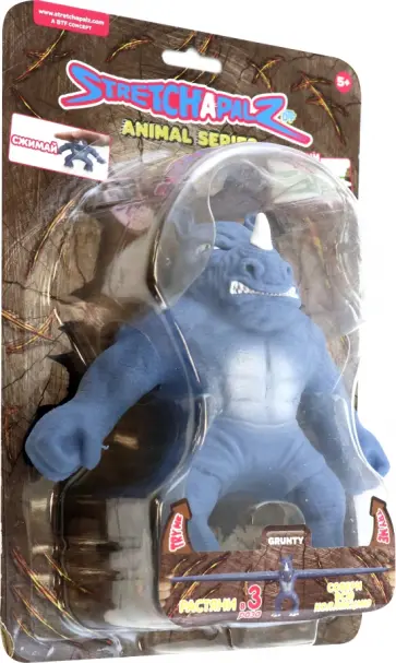 Фигурка-тянучка Animals Носорог Фигурка-тянучка Animals Носорог обложка книги