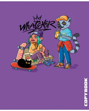 Тетрадь Хипстеры, 48 листов, клетка, в ассортименте Тетрадь Хипстеры, 48 листов, клетка, в ассортименте обложка книги