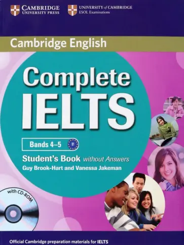 Brook-Hart, Jakeman - Complete IELTS. Bands 4-5. Student's Book without Answers (+CD) обложка книги