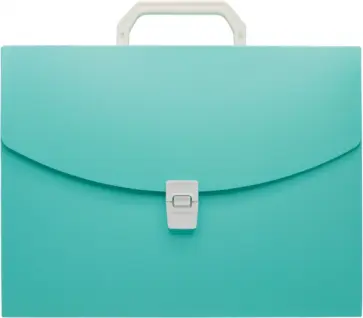 Портфель Pastel, A4, мятный обложка книги
