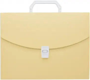 Портфель, A4, желтый обложка книги