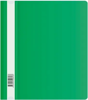 Папка-скоросшиватель Люкс, А5, зеленая обложка книги