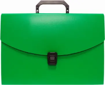 Портфель, 13 отделений, А4, зеленый Портфель, 13 отделений, А4, зеленый обложка книги