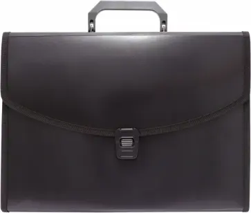 Портфель, 13 отделений, А4, черный Портфель, 13 отделений, А4, черный обложка книги