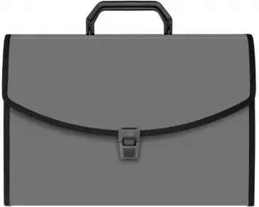 Портфель, 6 отделений, А4, серый Портфель, 6 отделений, А4, серый обложка книги