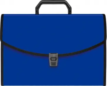 Портфель, 13 отделений, А4, синий Портфель, 13 отделений, А4, синий обложка книги