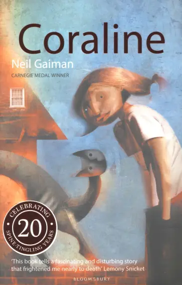 Neil Gaiman - Coraline обложка книги