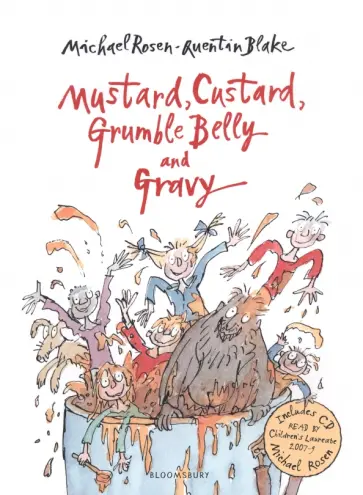 Michael Rosen - Mustard, Custard, Grumble Belly and Gravy +CD обложка книги