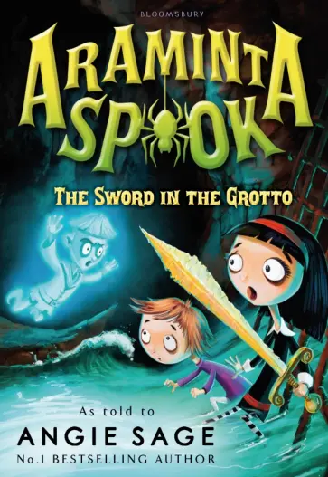 Angie Sage - Araminta Spook. The Sword in the Grotto обложка книги