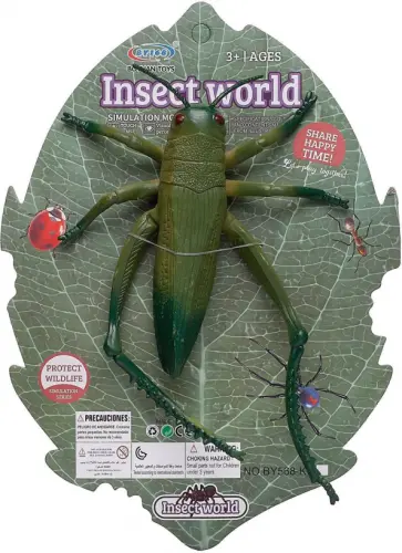 Фигурка насекомого Кузнечик обложка книги