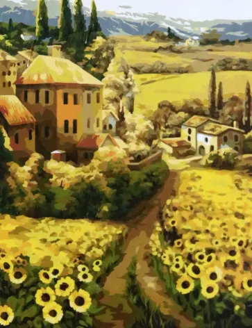 Рисование по номерам Полдень в Тоскане обложка книги