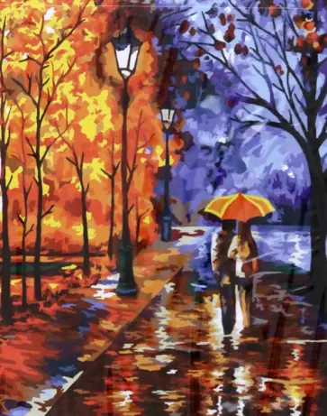 Рисование по номерам Тёплая встреча обложка книги