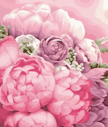 Рисование по номерам Нежные оттенки обложка книги