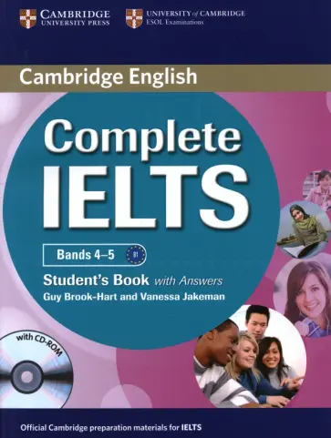 Brook-Hart, Jakeman - Complete IELTS. Bands 4–5. Student's Book with Answers (+CD) обложка книги