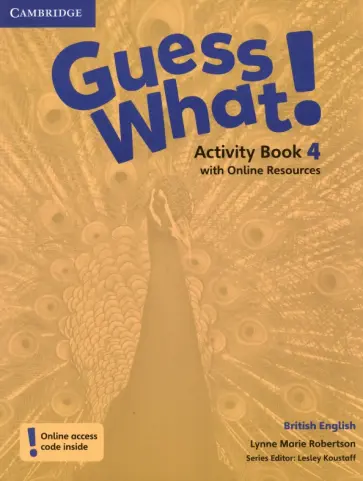 Lynne Robertson - Guess What! Level 4. Activity Book with Online Resources обложка книги
