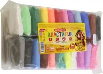 Пластилин Король Лев, 24 цвета обложка книги