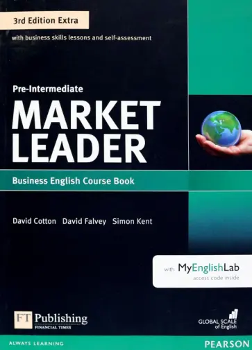 Cotton, Falvey - Market Leader. 3rd Edition Extra. Pre-Intermediate. Coursebook with MyEnglishLab (+DVD) обложка книги