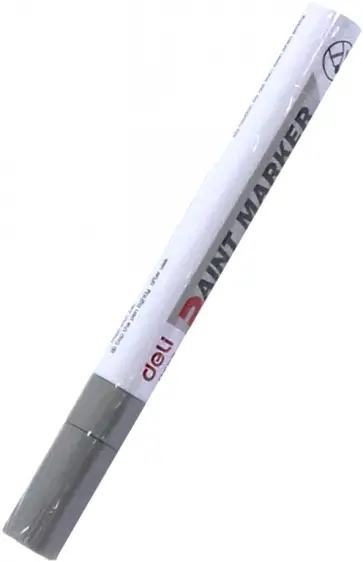 Маркер-краска, серебристый обложка книги