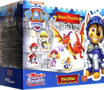 Puzzle 6в1 Щенячий патруль обложка книги