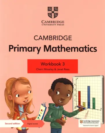 Moseley, Rees - Cambridge Primary Mathematics. 2nd Edition. Stage 3. Workbook with Digital Access обложка книги