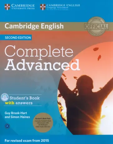 Brook-Hart, Haines - Complete. Advanced. Second Edition. Student's Book Pack. Student's Book with Answers +CD обложка книги